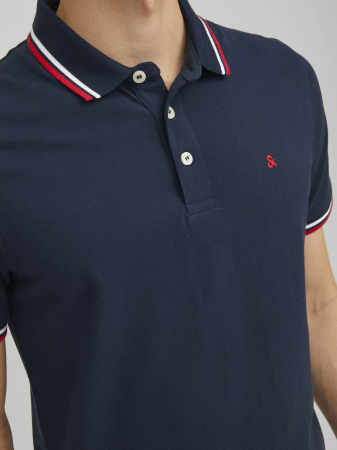 Jack Jones Tricou Polo Navy Slim Barbati [1]