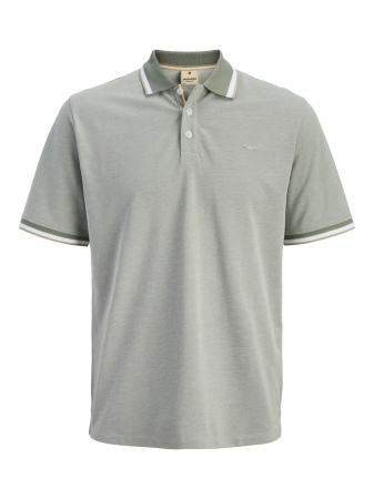 BARBATI - Jack Jones Tricou Polo Verde Masliniu  Barbati
