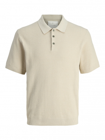 BARBATI - Jack Jones Tricou Polo Crem  Barbati