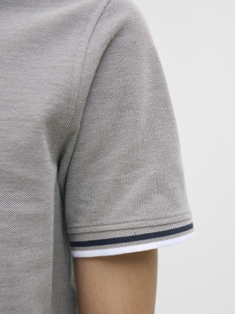 Jack Jones Tricou Polo Gri Deschis  Barbati [4]