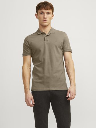 BARBATI - Jack Jones Tricou Polo Verde Masliniu  Barbati