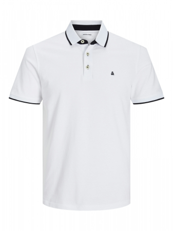 Jack Jones Tricou Polo Alb Slim Barbati [7]