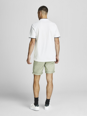 Jack Jones Tricou Polo Alb Slim Barbati [1]