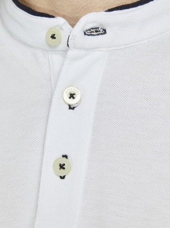 Jack Jones Tricou Polo Alb Slim Barbati [4]