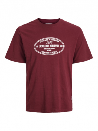 IMBRACAMINTE - Jack Jones Tricou Rosu Visiniu  Barbati