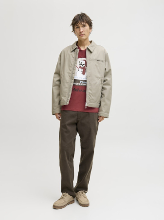 JACK&JONES Мужская Футболка Красная  [3]