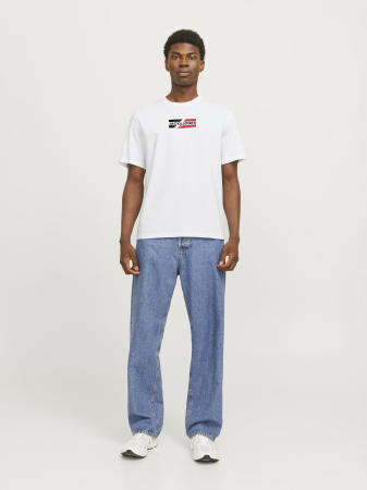 BARBATI - Jack Jones Tricou Alb  Barbati