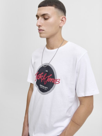 JACK&JONES Мужская Футболка Белая  [2]