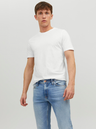 BARBATI - Jack Jones Tricou Alb Regular Barbati