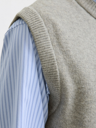 Jack Jones Vesta Gri Deschis  Barbati [1]