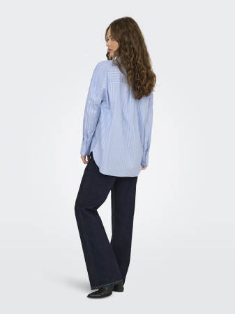 JDY Camasa Chambray Blue Silver Lurex  Femei [4]