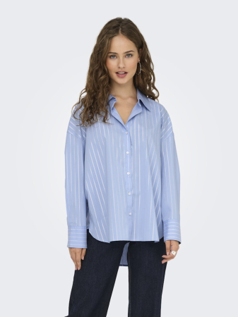 JDY Camasa Chambray Blue Silver Lurex  Femei [1]