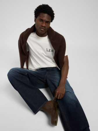 Lee Blugi Navy Bottom Loose Barbati [5]