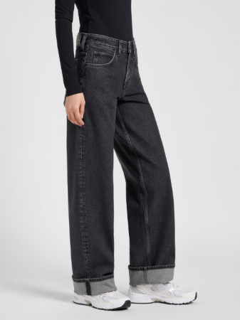 Lee Blugi Gri Inchis RIDER LOOSE Loose Straight Femei [2]