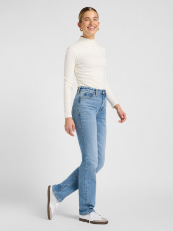 FEMEI - Lee Blugi Albastri Deschisi JUNE Regular Straight Femei