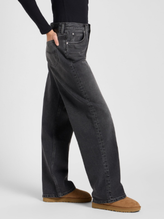 Lee Blugi Charred Black Low Slung Slouch Loose Femei [2]
