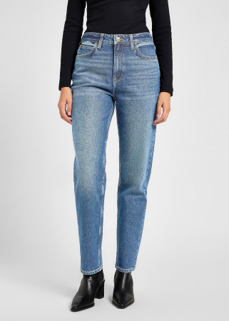 JEANS - Lee Blugi Albastri CAROL Regular Straight Femei