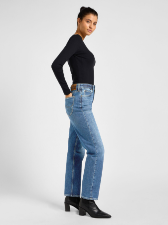 FEMEI - Lee Blugi Albastri CAROL Regular Straight Femei