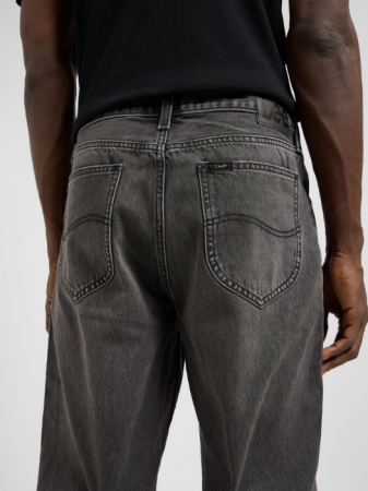 Lee Мужские Джинсы Тёмные Серые ASHER Loose Straight [4]