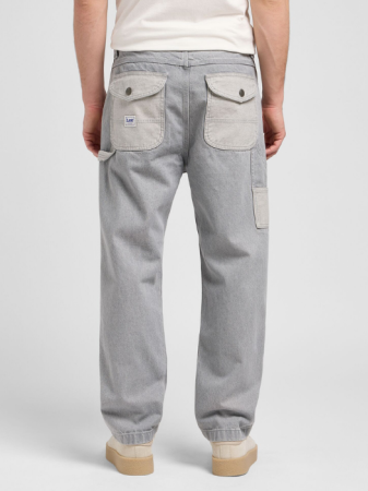 Lee Blugi Gemini Grey Carpenter Relaxed Straight Barbati [4]