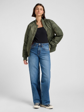 Loose - Lee Blugi Navy RIDER LOOSE Loose Straight Femei