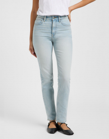FEMEI - Lee Blugi Albastri Deschisi CAROL Regular Straight Femei