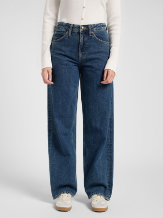 Lee Blugi Albastri RIDER LOOSE Loose Straight Femei [1]