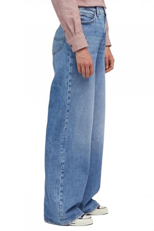 Lee Blugi Albastri Deschisi STELLA A LINE High Waist Wide Leg Femei [2]