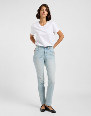 Lee Blugi Albastri Deschisi CAROL Regular Straight Femei [4]
