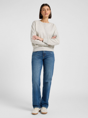 Lee Bluza Gri Deschis Relaxed Femei [4]
