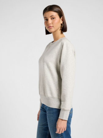 Lee Bluza Gri Deschis Relaxed Femei [1]