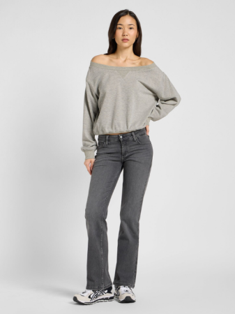 FEMEI - Lee Bluza Gri Inchis Regular Femei