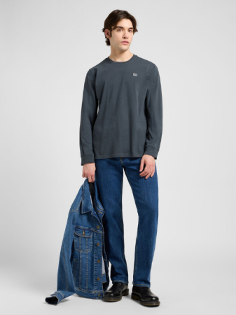 Hanorace - Lee Bluza Neagra Regular Barbati