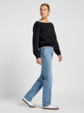 FEMEI - Lee Bluza Neagra Regular Femei