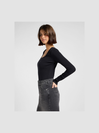 Lee Bluza Neagra Slim Femei [2]