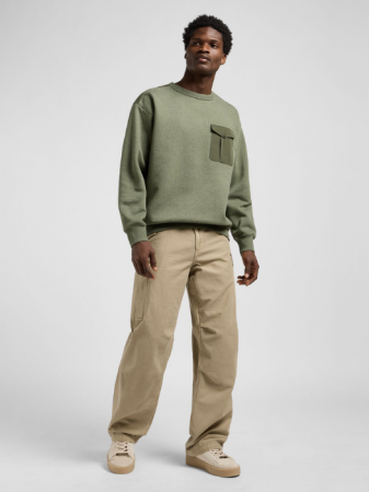 BARBATI - Lee Bluza Verde Relaxed Barbati