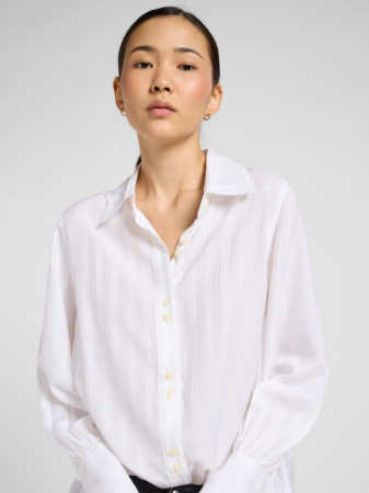 Lee Camasa Alba Loose Femei [4]