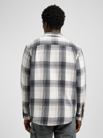 Lee Мужская Рубашка Тёмная Серая Relaxed [2]