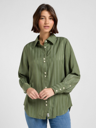 FEMEI - Lee Camasa Verde Masliniu Loose Femei