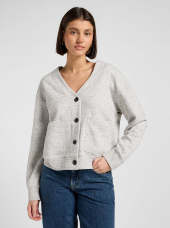 FEMEI - Lee Cardigan Gri Deschis Loose Femei