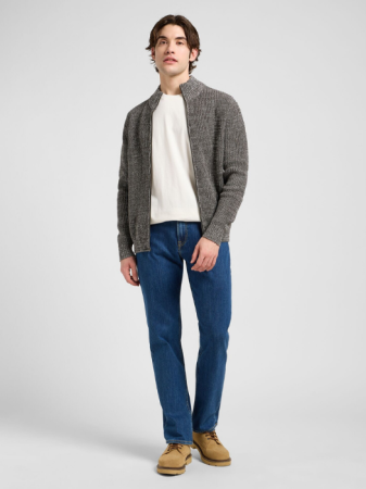 BARBATI - Lee Cardigan Gri Relaxed Barbati