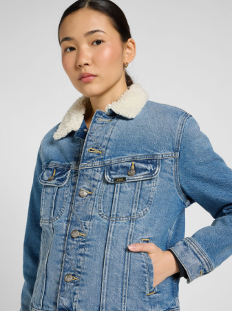 Lee Geaca Blue Regular Femei [3]
