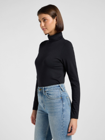 Lee Женская Водолазка Чёрная Slim [3]