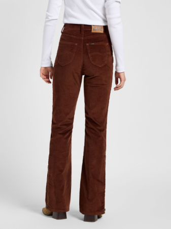 Lee Pantaloni Maro Bootcut Femei [4]
