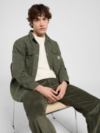 Lee Pantaloni Verde Masliniu Loose Straight Barbati [5]
