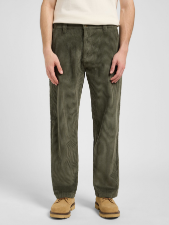Lee Pantaloni Verde Masliniu Loose Straight Barbati [1]