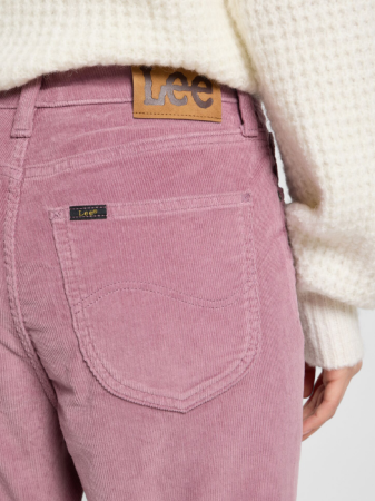 Lee Pantaloni Roz Deschis Regular Straight Femei [4]