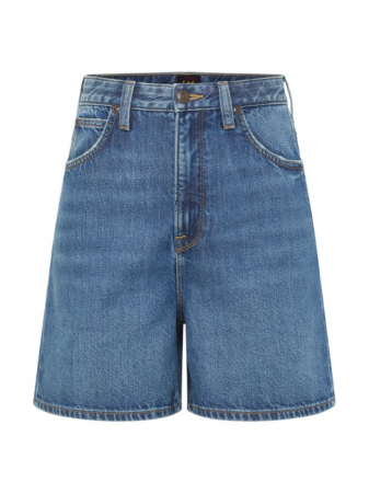 Lee Pantaloni Scurti Navy Wide Leg Femei [5]
