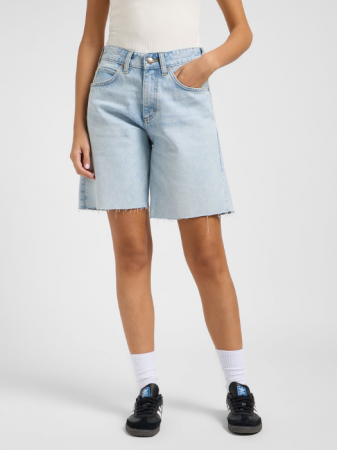 Pantaloni Scurti - Lee Pantaloni Scurti Albastri Deschisi Loose Femei