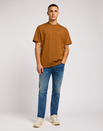 Lee Мужская Футболка Коричневая Loose [2]